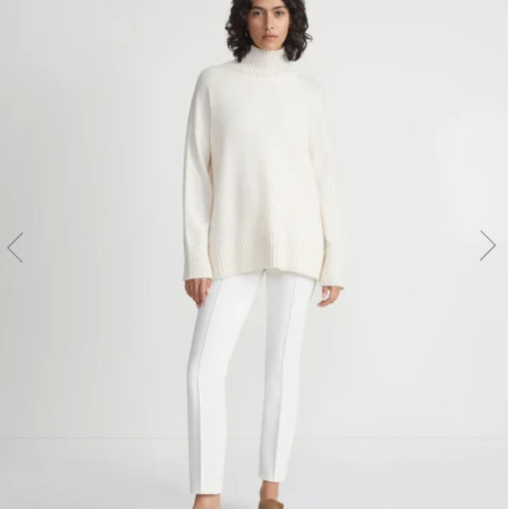 Lafayette 148 New York Ivory Trousers